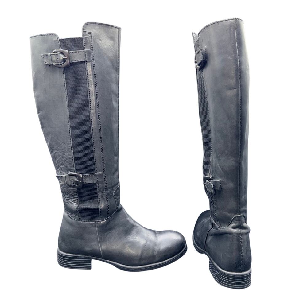 Camila’s BarcelonA Black Leather Knee High Boots EU 39 US 8.5 Zip